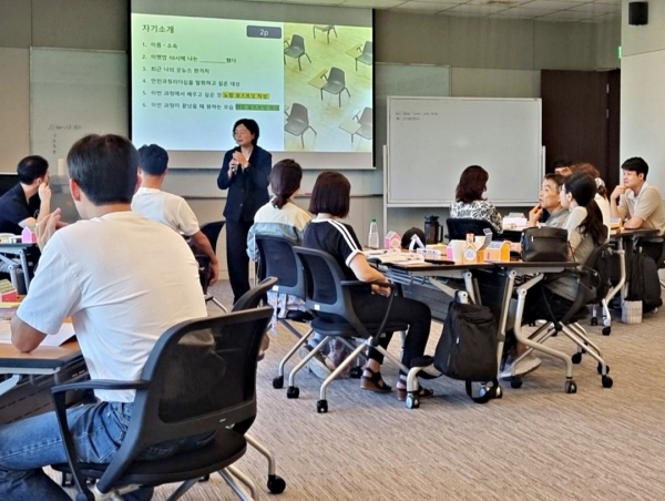 종합교육기업 에듀윌이 지난 3~4일 한국남동발전 분당발전본부 직원들을 대상으로 ‘안전코칭리더십’ 교육을 진행했다. 사진=에듀윌